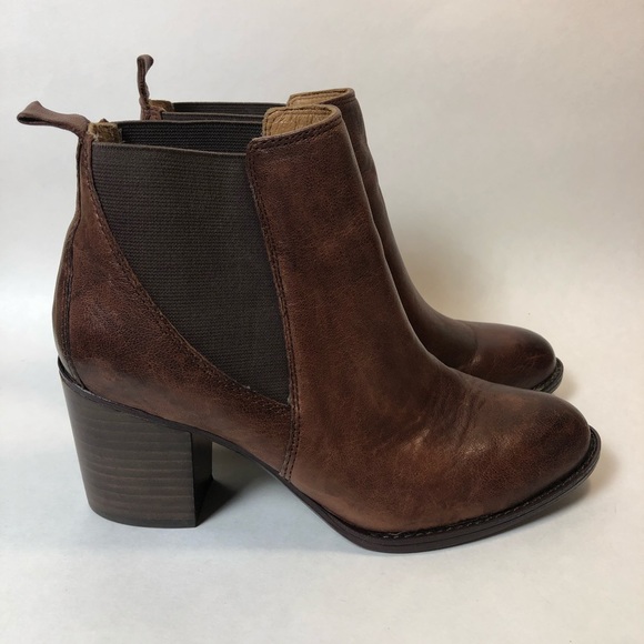 Sofft Welling Brown Leather Ankle Boot 6.5 - Picture 3 of 10